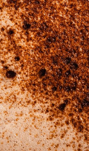 top of a latte